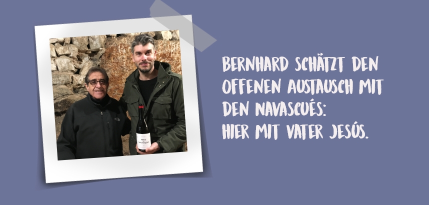 Bernhard mit Jesus Navascues